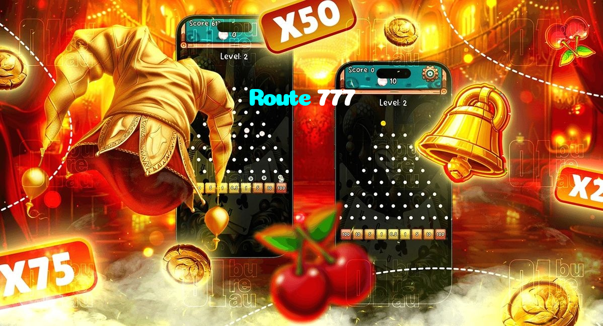 Route 777 casino presented on mobile device in Pakistan with slots and live games